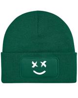 Čepice s obdélníkovou nášivkou Smile Face