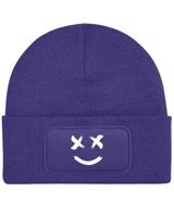 Čepice s obdélníkovou nášivkou Smile Face
