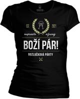Černé dámské tričko Boží pár