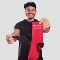 Červené ponožky - BA