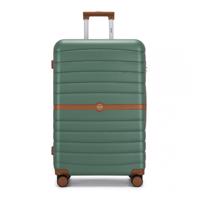 Cestovní kufr ABS+PC s pruhovaným vzorem Kono - 94 L - zelený