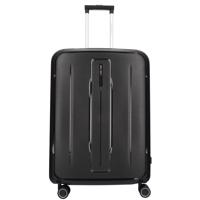 Cestovní kufr na kolečkách bez zipu Enrico Benetti Chicago - černý - 96 L