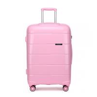 Cestovní kufr na kolečkách Kono Classic Collection - růžová 50L