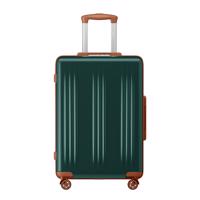 Cestovní kufr Premium ABS+PC Kono - zelený - 84,7 L
