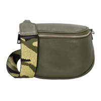 Charm London crossbody dámská kabelka Anna - olivově zelená