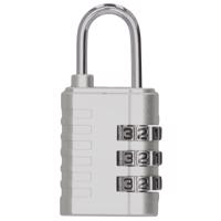 Číselný zámek na zavazadlo Beagles - stříbrný