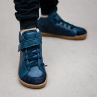 CRAVE BERGEN WINTER 2.0 Blue Dětské zimní zateplené barefoot boty - 30