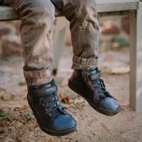 CRAVE BERGEN WINTER Black | Dětské zimní zateplené barefoot boty - 24 - 169 mm