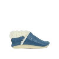 CRAVE CRAVITOS WINTER WOOL Modré Dětské zateplené barefoot capáčky - 22–23