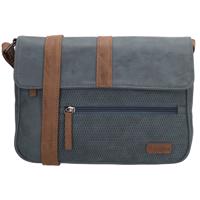 Crossbody kabelka s klopou Beagles Brunete - džínová modrá