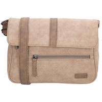 Crossbody kabelka s klopou Beagles Brunete - světlá taupe