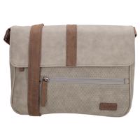 Crossbody kabelka s klopou Beagles Brunete - světle šedá