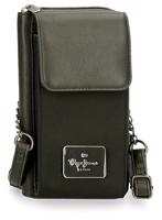 Crossbody peněženka s kapsou na mobil Pepe Jeans Christine - zelená