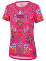 Cycology Dámské technické cyklistické tričko - Frida růžové Velikost: XXL