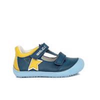 D.D.STEP H063-897 SANDÁLY Modrá / Hvězda | Dětské barefoot sandály - 31