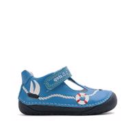 D.D.STEP H070-51434A SANDÁLY Blue  Dětské barefoot sandály - 22
