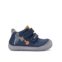 D.D.STEP S073-51696A CELOROČNÍ TENISKY Bermuda Blue Dětské barefoot tenisky