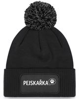 Dámská čepice s obdélníkovou nášivkou pro pejskařky