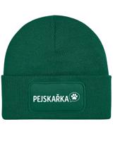 Dámská čepice s obdélníkovou nášivkou pro pejskařky