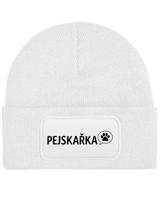 Dámská čepice s obdélníkovou nášivkou pro pejskařky