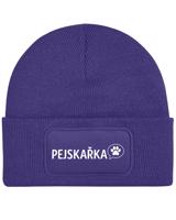 Dámská čepice s obdélníkovou nášivkou pro pejskařky