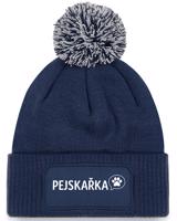 Dámská čepice s obdélníkovou nášivkou pro pejskařky