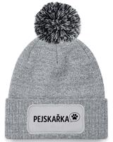 Dámská čepice s obdélníkovou nášivkou pro pejskařky