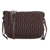 Dámská crossbody kabelka Charm London West End - tmavě hnědá - 25x20 cm