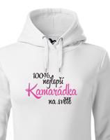 Dámská/Dětská mikina 100 % nejlepší kamarádka na světě - skvělé mikiny pro nejlepší kamarádky