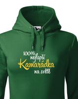 Dámská/Dětská mikina 100 % nejlepší kamarádka na světě - skvělé mikiny pro nejlepší kamarádky