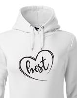 Dámská/Dětská mikina Best Friends se srdcem pro nejlepší kamarádky