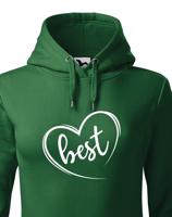 Dámská/Dětská mikina Best Friends se srdcem pro nejlepší kamarádky