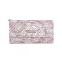 Dámská dlouhá peněženka s odnímatelným řemínkem Miss Lulu - růžová
