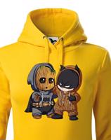 Dámská mikina Batman a Groot - ideální pro každého fanouška