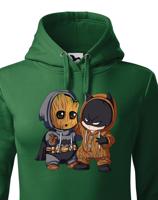 Dámská mikina Batman a Groot - ideální pro každého fanouška
