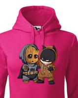 Dámská mikina Batman a Groot - ideální pro každého fanouška