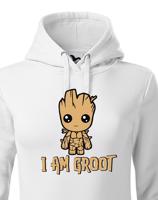 Dámská mikina Groot z filmu Strážci galaxie - Já jsem Groot na mikině
