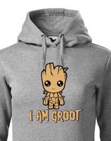 Dámská mikina Groot z filmu Strážci galaxie - Já jsem Groot na mikině