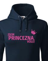 Dámská mikina Jsem princezna vole - s dopravou jen za 46 Kč