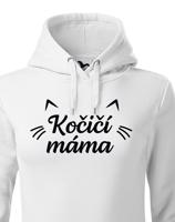 Dámská mikina kočičí máma - ideální dárek pro milovníky koček