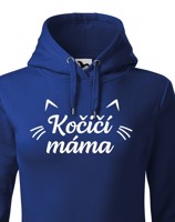 Dámská mikina kočičí máma - ideální dárek pro milovníky koček