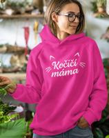 Dámská mikina kočičí máma - ideální dárek pro milovníky koček