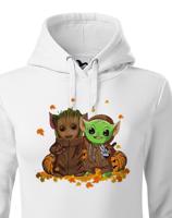 Dámská mikina Mistr Yoda a Groot - ideální pro každú fanynku