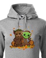 Dámská mikina Mistr Yoda a Groot - ideální pro každú fanynku