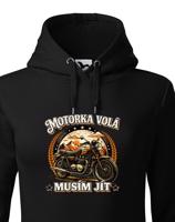 Dámská mikina Motorka volá - Mikina pro motorkářky