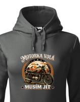 Dámská mikina Motorka volá - Mikina pro motorkářky