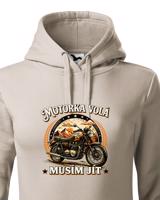 Dámská mikina Motorka volá - Mikina pro motorkářky