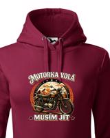 Dámská mikina Motorka volá - Mikina pro motorkářky