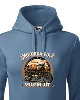 Dámská mikina Motorka volá - Mikina pro motorkářky