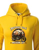 Dámská mikina Motorka volá - Mikina pro motorkářky